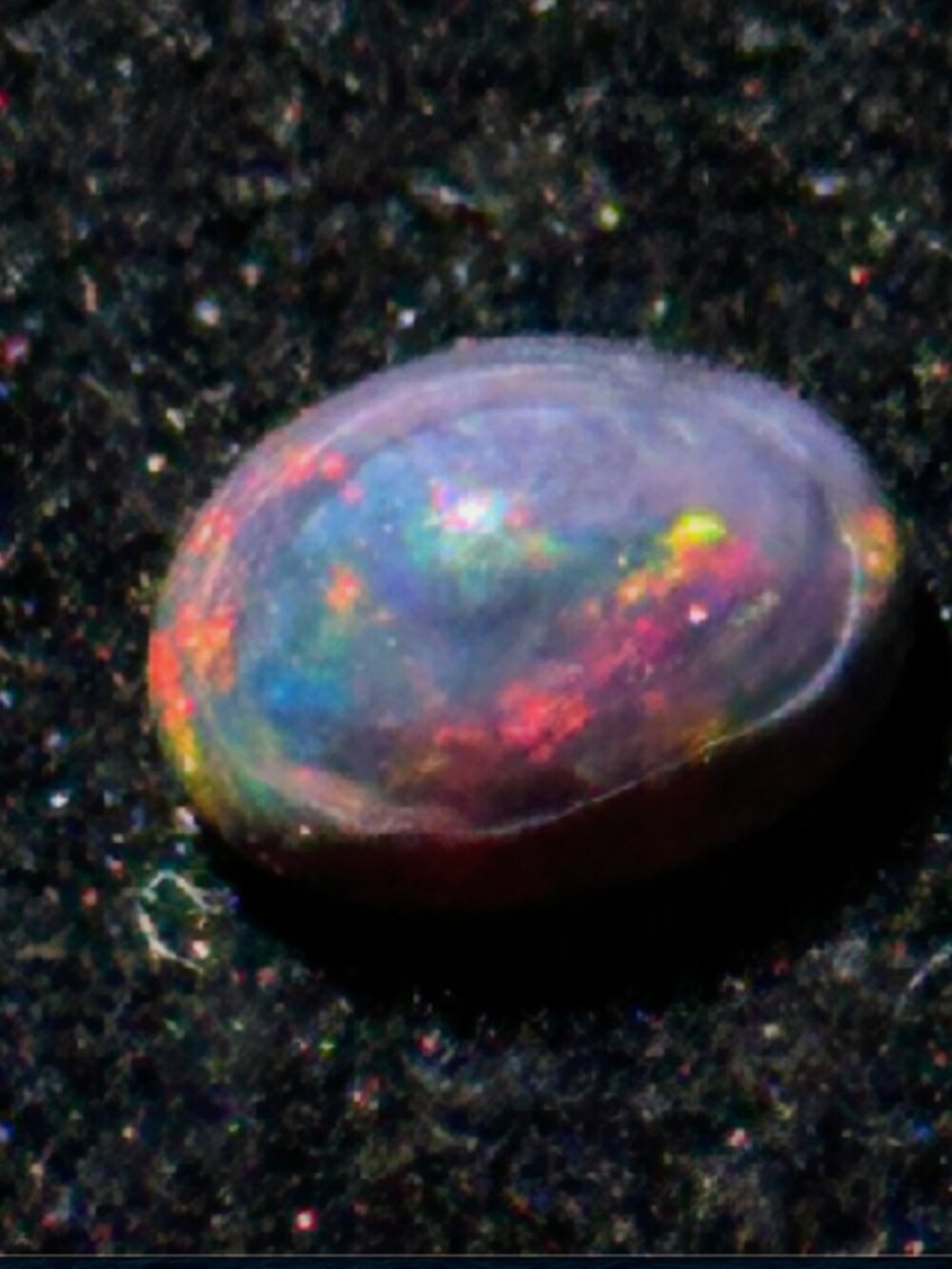 Natural Welo Ethiopian Black Opal * Rainbow Galaxy *